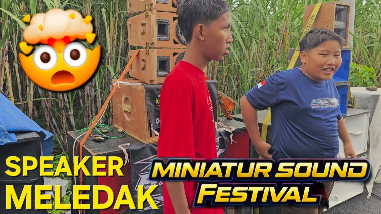 SPEAKER SAMPAI KELUAR ASAP LANGSUNG PANIK MINIATUR SHOUND JLS  #bocil #miniatur #middle #speaker 