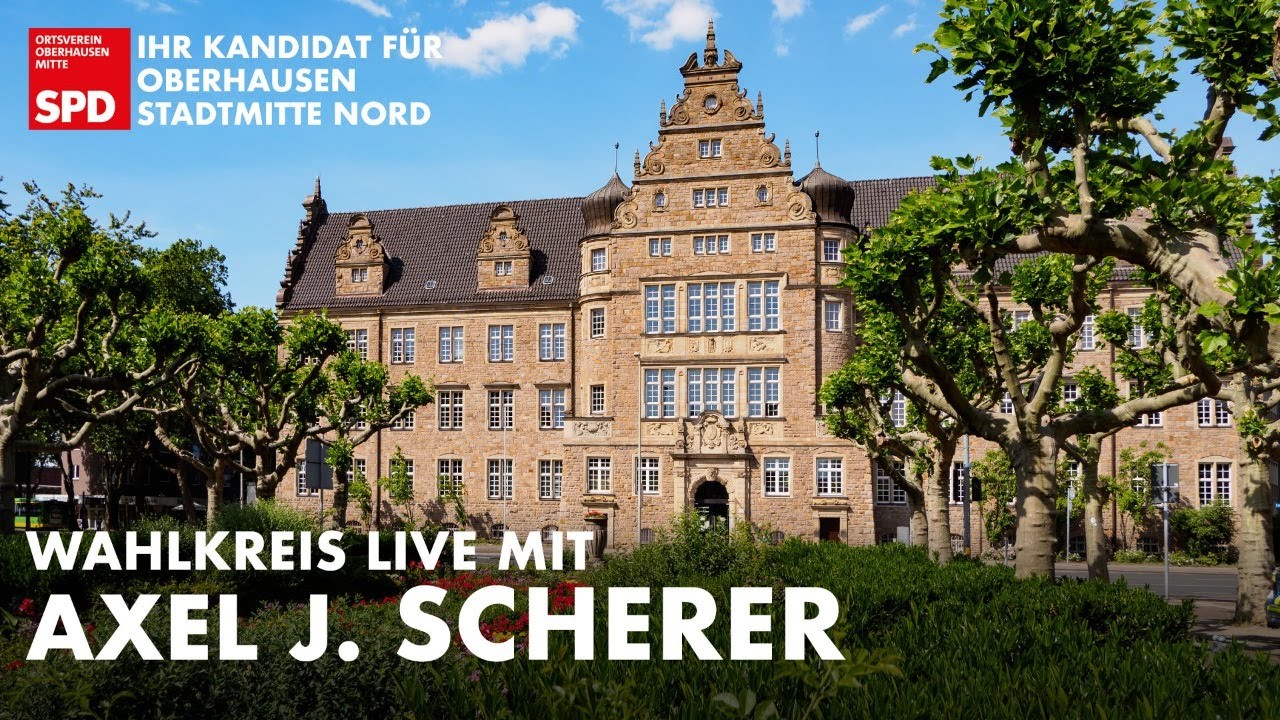 Wahlkreis Live 03: Mein Wahlprogramm f&uuml;r Stadtmitte Nord!  A. J. Scherer, SPD Kandidat Kommunalwahl