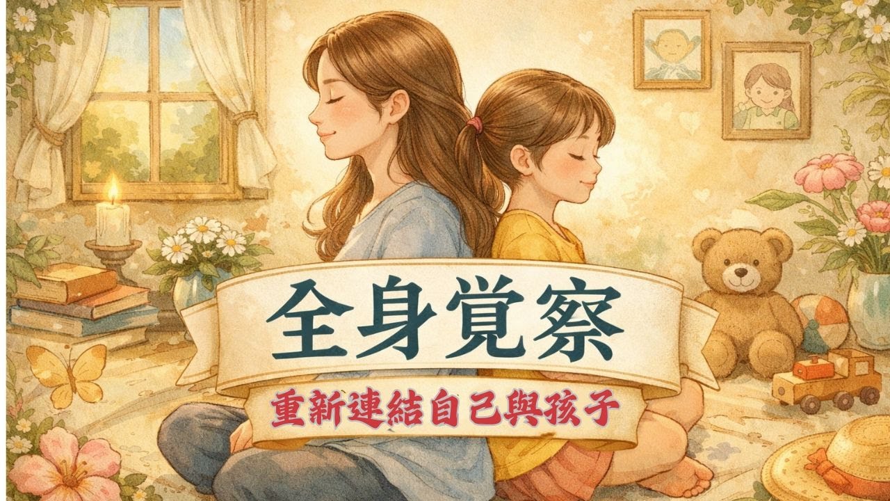 【每週正念 11 】｜孩子不再焦躁，父母也能安心：簡單全身覺察法