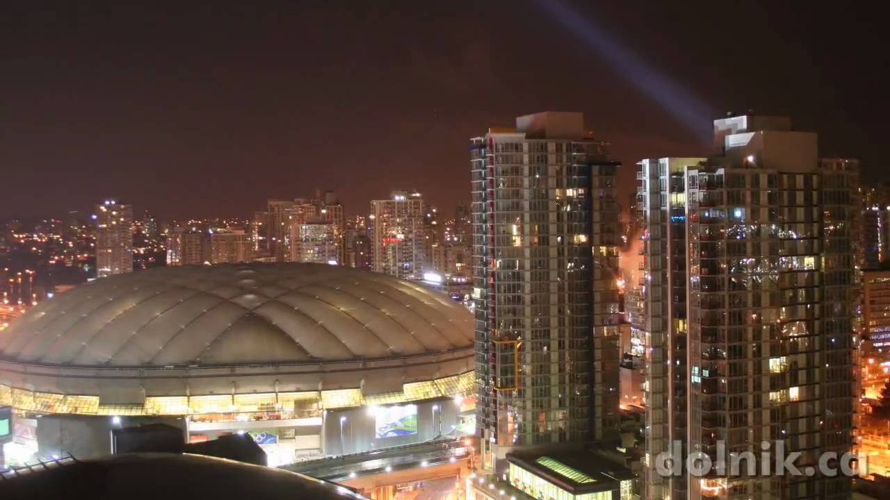 Timelapse of Vancouver During 2010 Winter Olympic Opening Ceremony