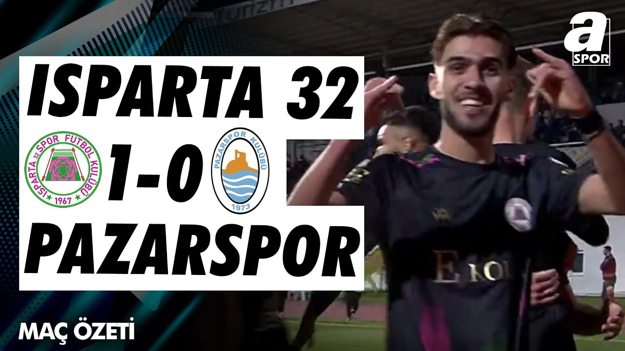 Isparta 32 1-0 Pazarspor MAÇ ÖZETİ | Ziraat Türkiye Kupası 3. Tur Maçı / 30.10.2024