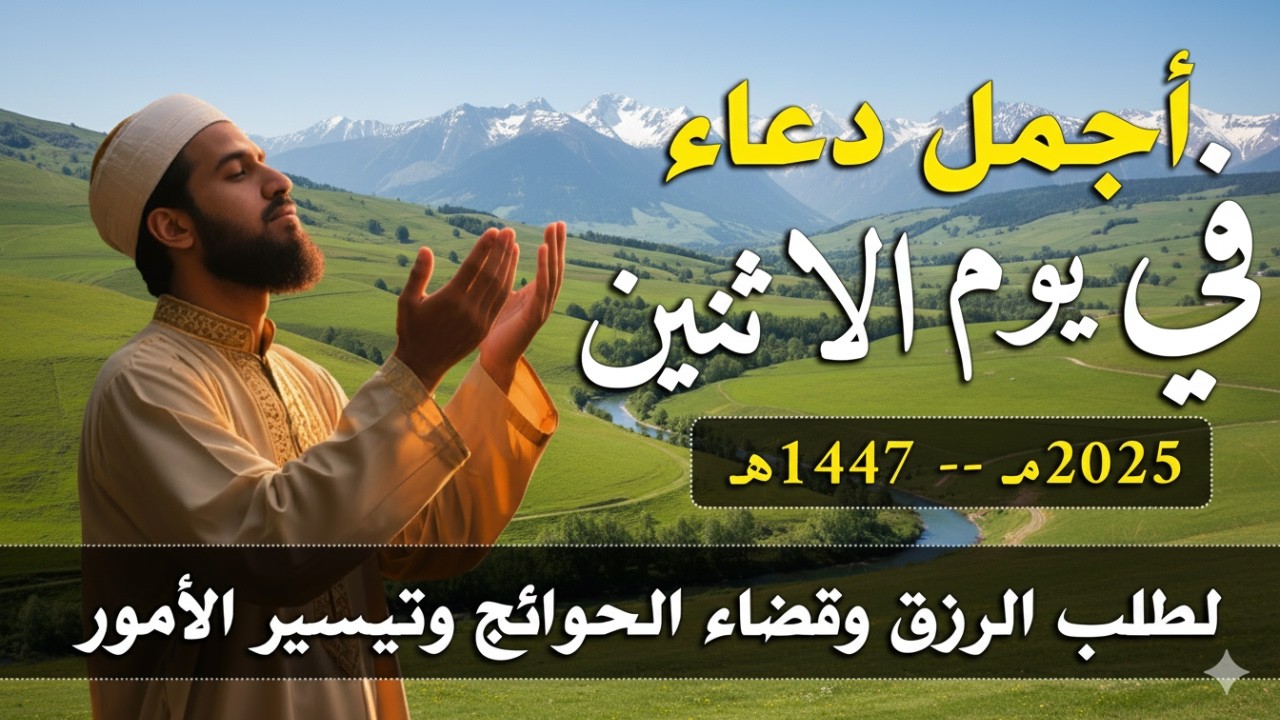 دعاء فى يوم الأربعاء المستجاب دعاء يوم 28 من شهر رمضان للرزق والشفاء عاجل وقضاء الحواج 🤲(4k)