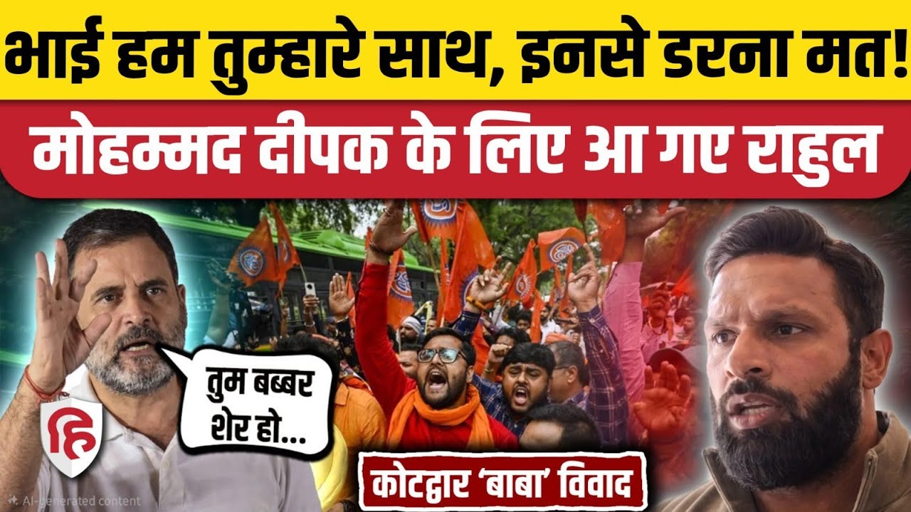 Uttarakhand Kotdwar: Bajrang Dal से भिड़ने वाले  Mohammad Deepak के साथ Rahul Gandhi, बोले-बब्बर शेर