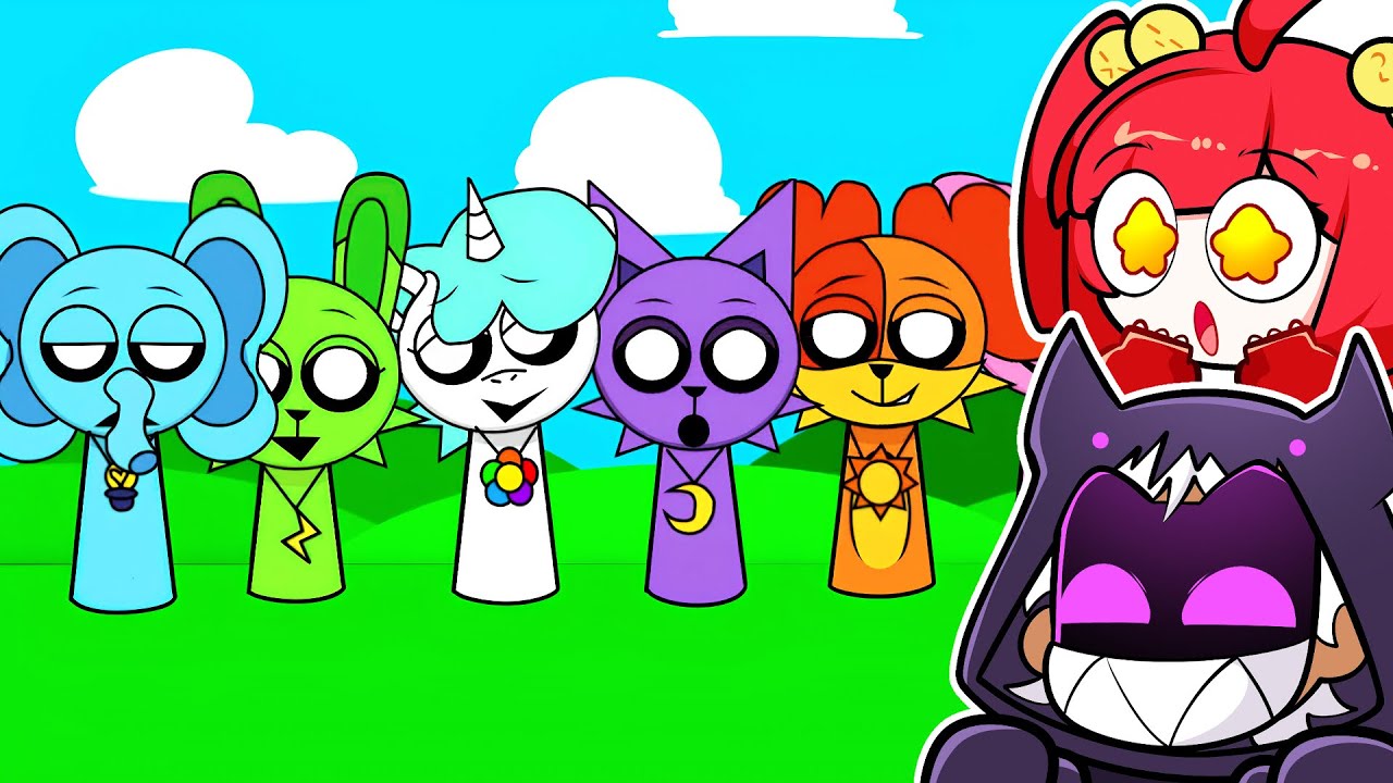 Turma da Batatinha JOGOU Sprunki modo Poppy Playtime!