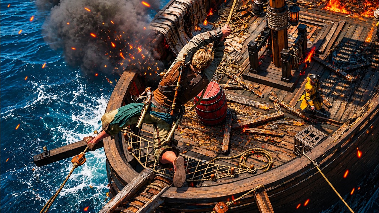 AC Black Flag Resynced - Epic Naval Combat and Sea Exploration [4K]