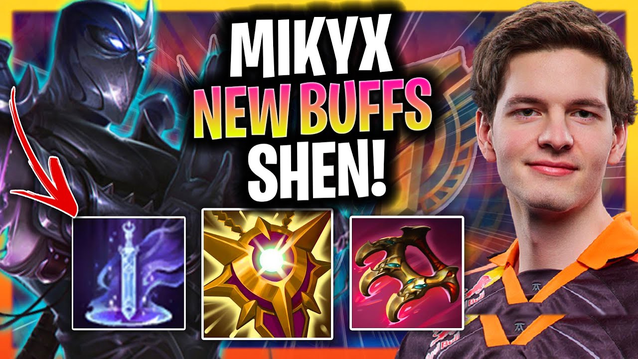 MIKYX IS INSANE WITH SHEN! *NEW BUFFS* | FNC Mikyx Plays Shen Support vs Rell!  Season 2025