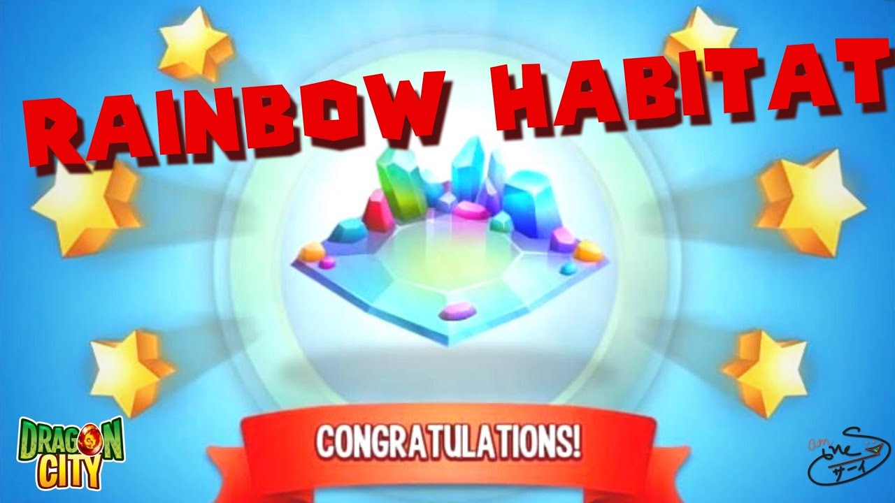 🌈 Rainbow Habitat! Rainbow Token แจกความสดใสสีรุ้ง What is the Rainbow Habitat?|amSiNE &times; Dragon City