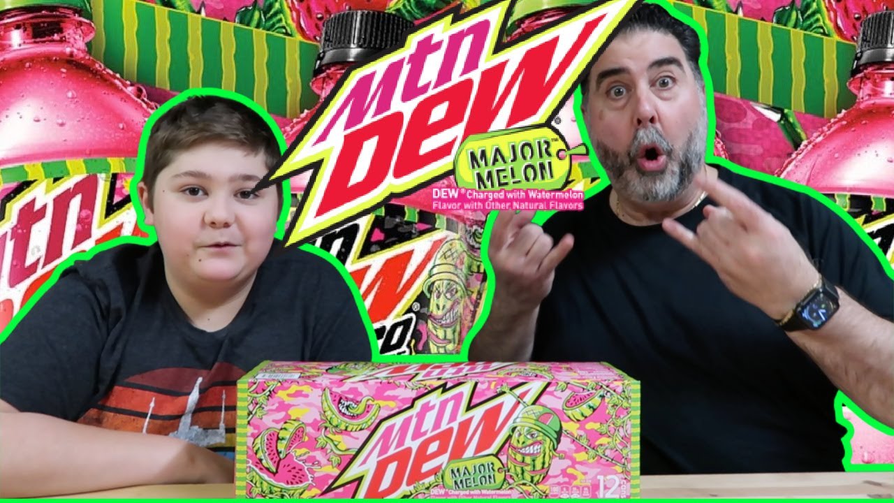 We Review The NEW Mtn Dew Major Melon - Watermelon Flavor