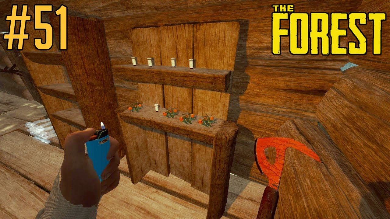 Więcej mebli - The Forest #51 (v0.52), gameplay pl