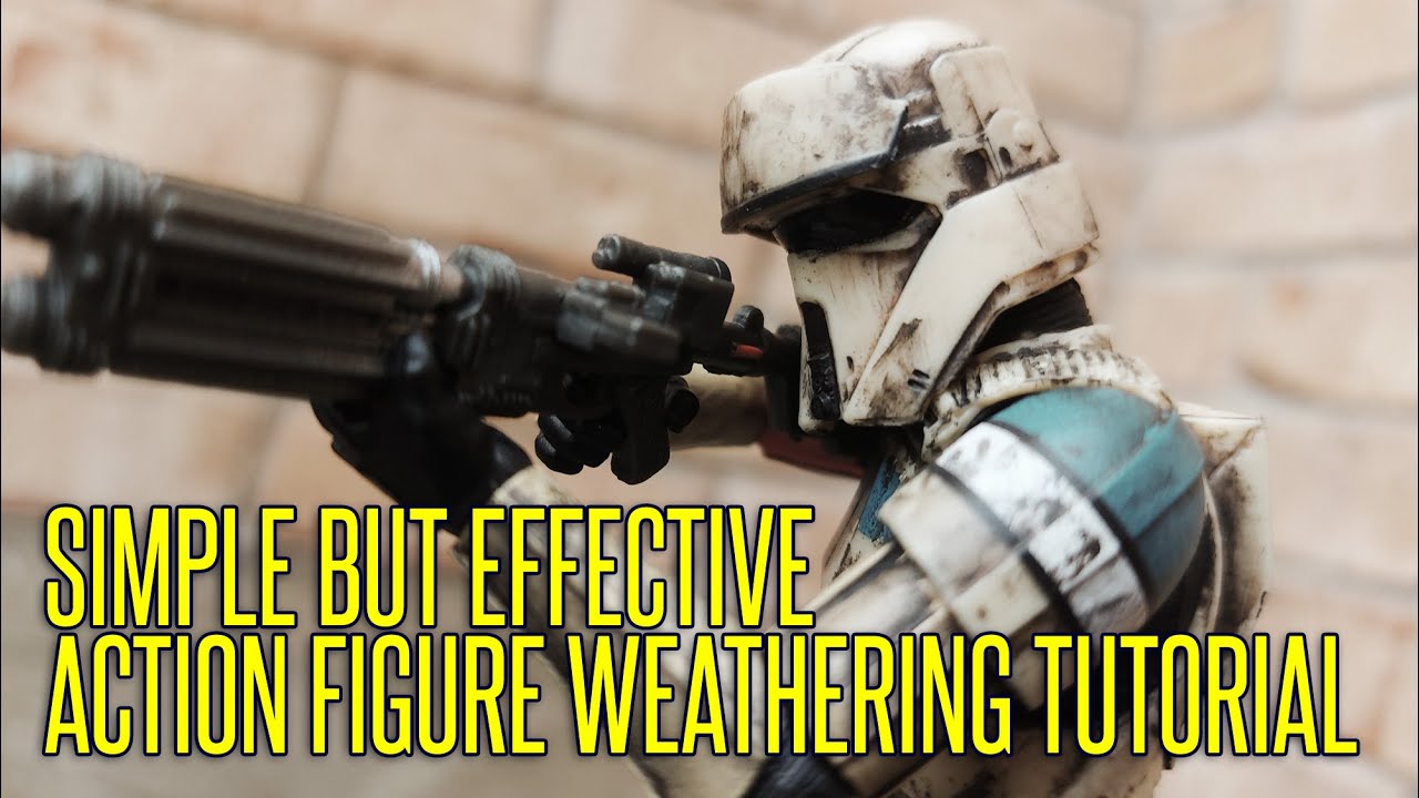 Simple but effective Action Figure Weathering