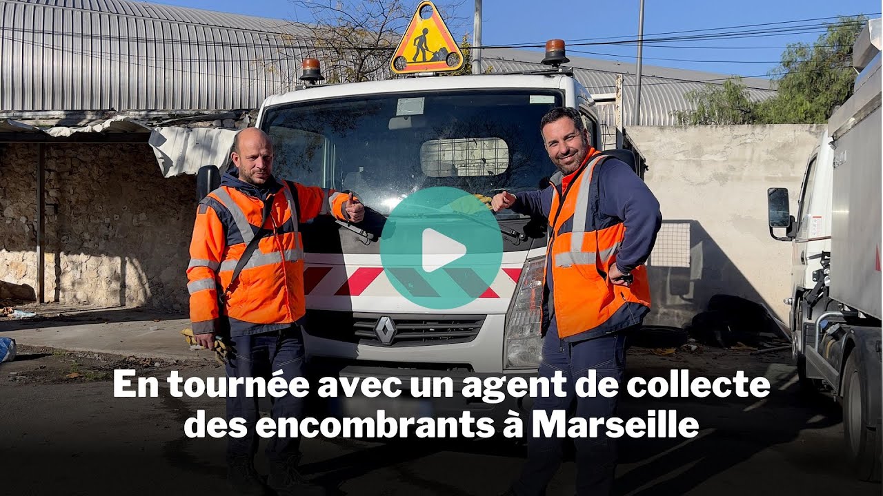 En tournée avec un agent de collecte des encombrants à Marseille