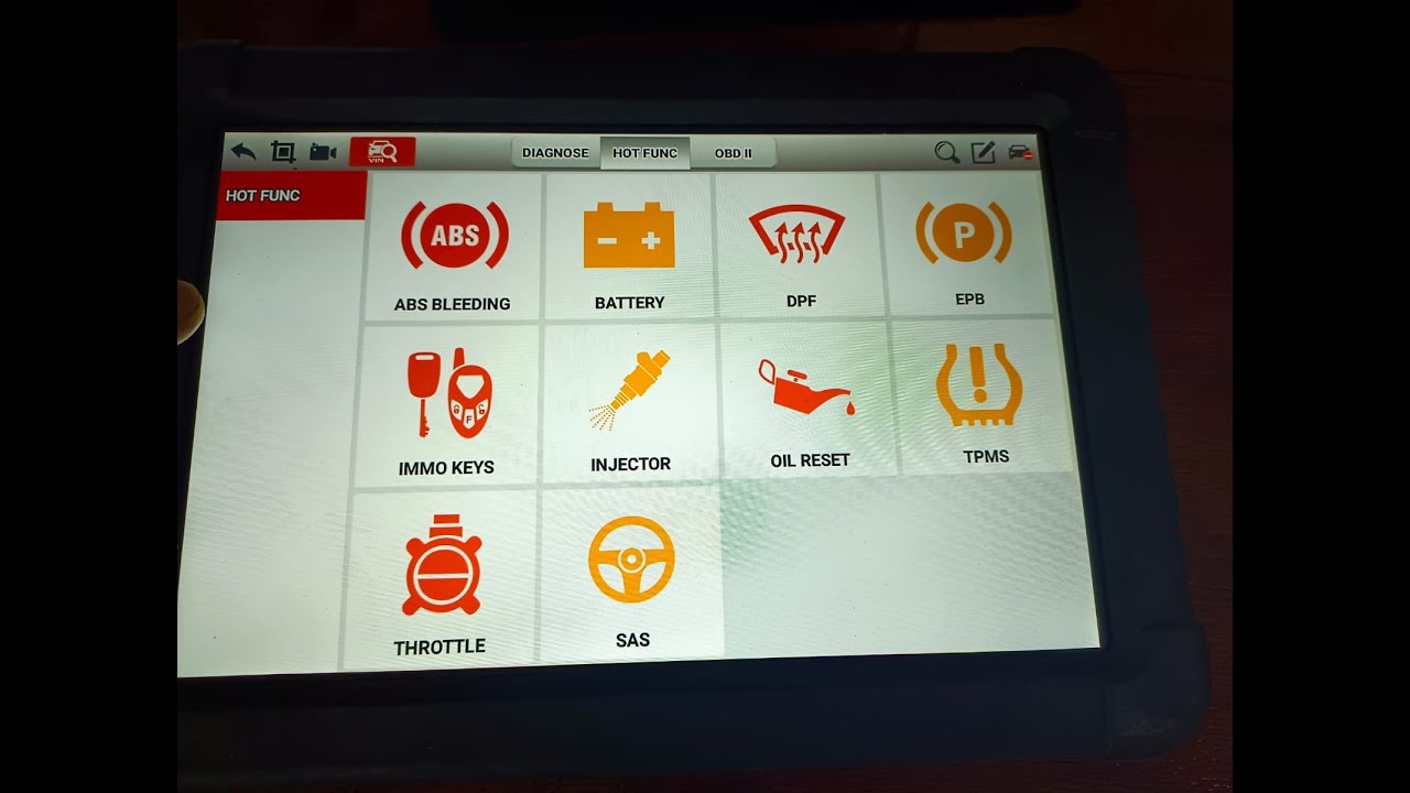 Ancel X6 diagnostic hyundai h1 (Injector coding, fuel leakage test)