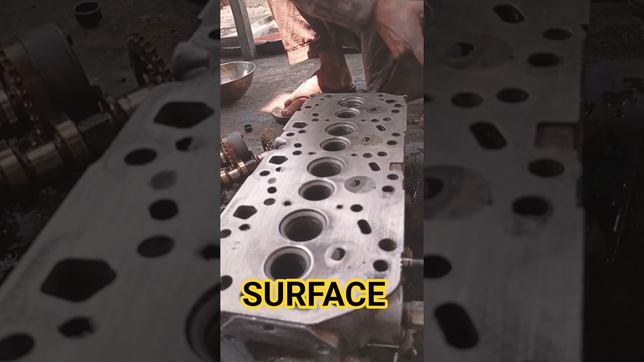 surface with hand. 