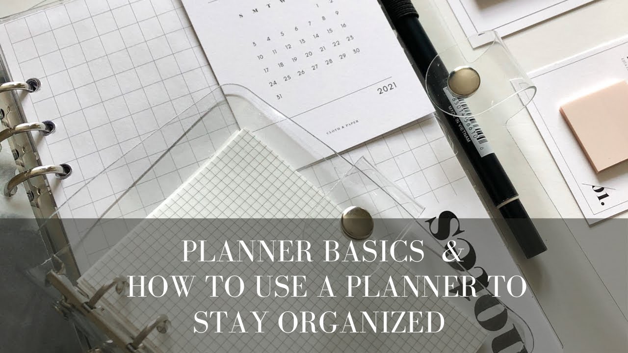 Planners for Beginners 2023 | How to Use a Planner to Stay Organized