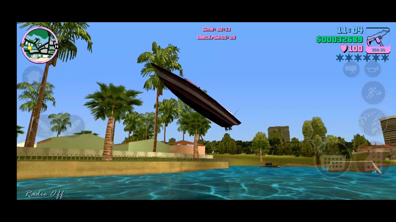 GTA Vice City 100% Walkthrough #20 - Stunt Boat Challenge (Android)