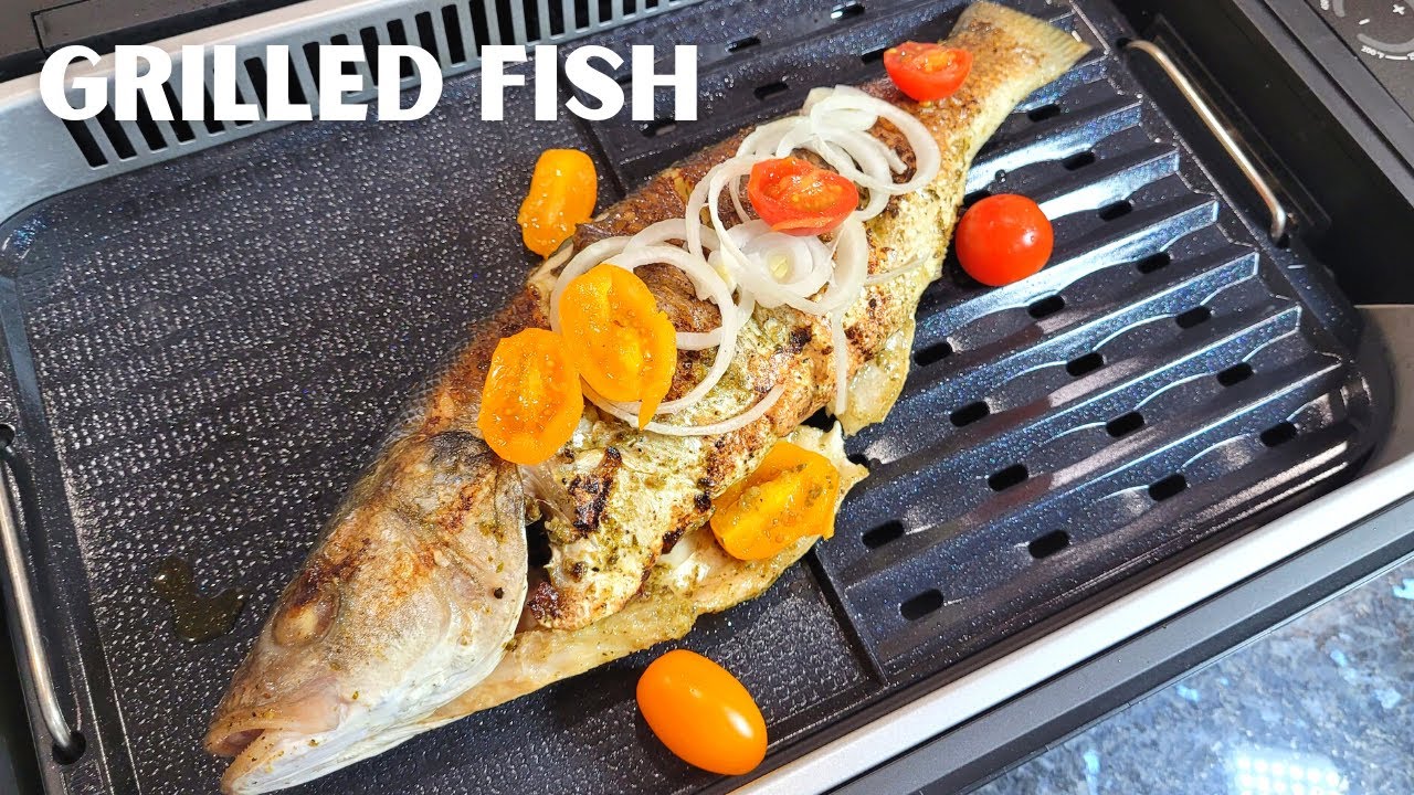 TASTY Grilled Fish Recipe || New Indoor Smokeless Grill- Episode 424