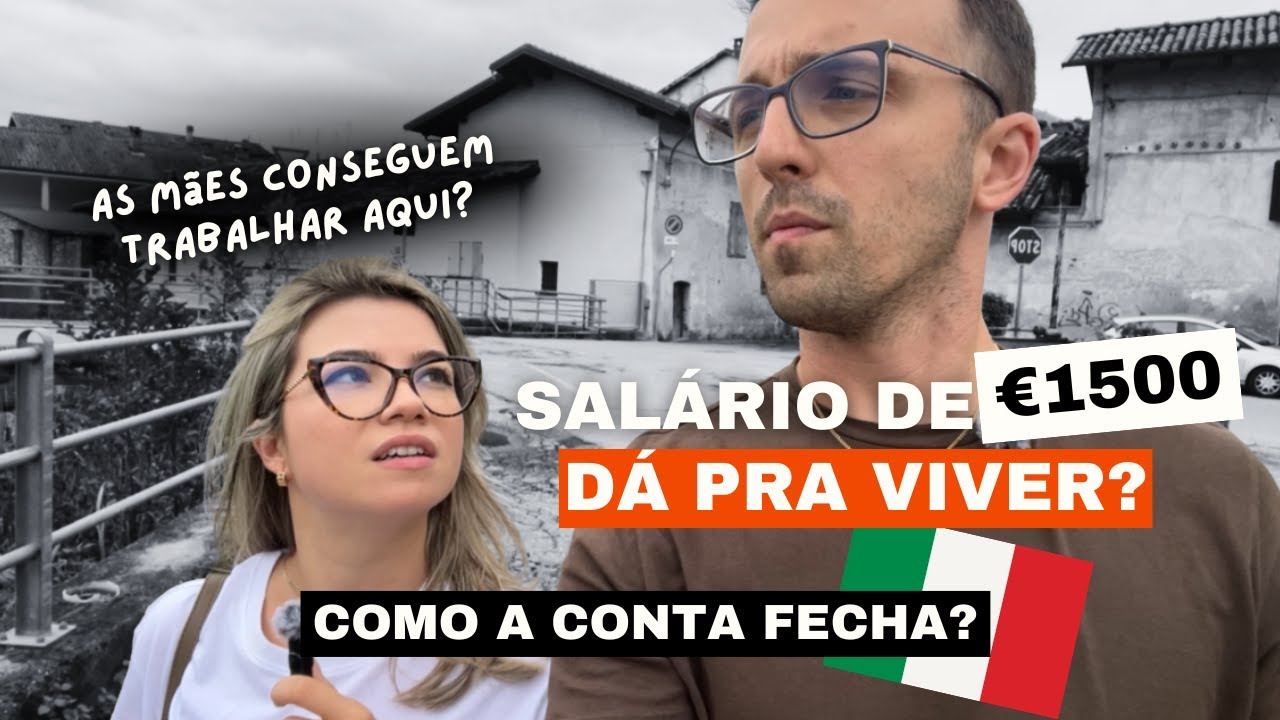 CUSTO DE VIDA DE UMA FAMÍLIA NA ITÁLIA + BENEFÍCIOS DO GOVERNO - Atualizado 2025
