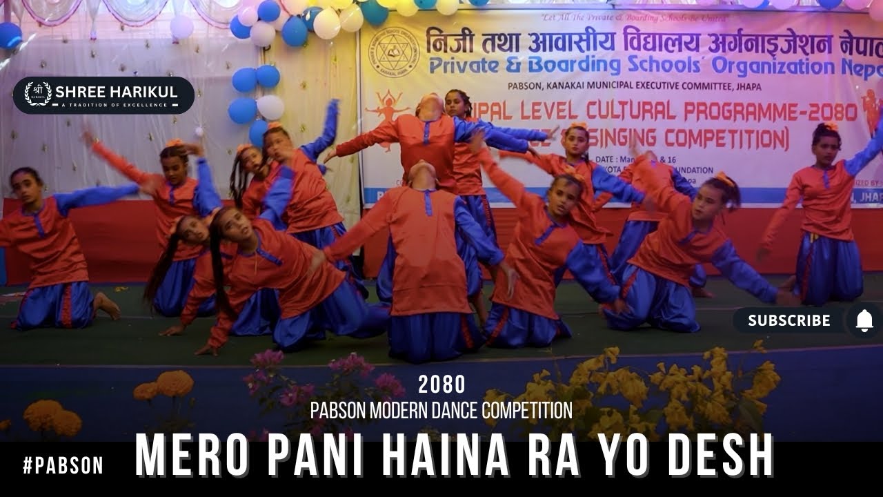 Mero Pani Haina Ra Yo Desh ||Prakash Saput|| Mordern PABSON Dance by Shree Harikul Students ||Jhapa