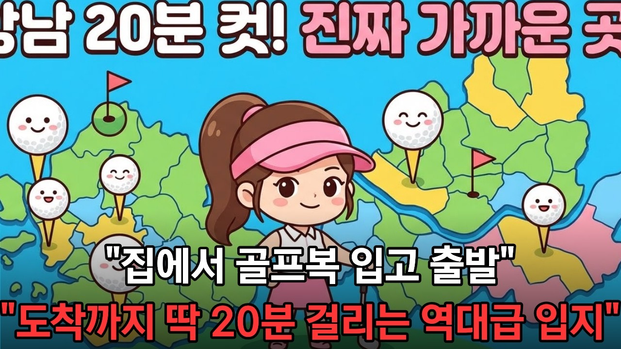 수도권 접근성 좋은 골프장 TOP 10 (강남 30분 컷, IC 바로 앞 구장 총정리)