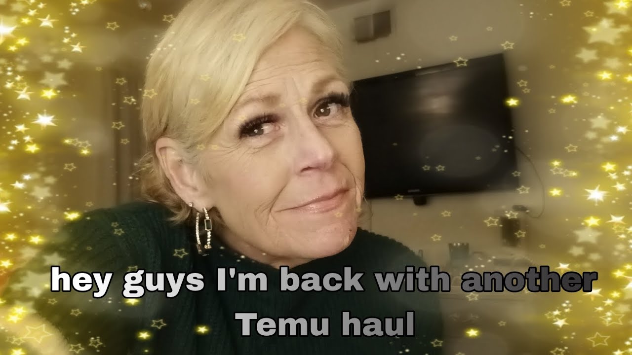 hey guys I'm back with another Temu haul