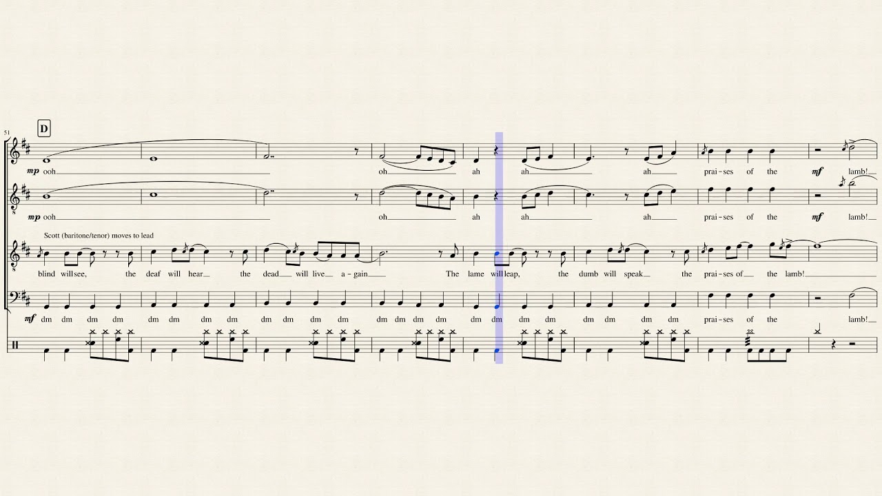 Mary, Did You Know? - Pentatonix (Full Sheet Music with Lyrics)