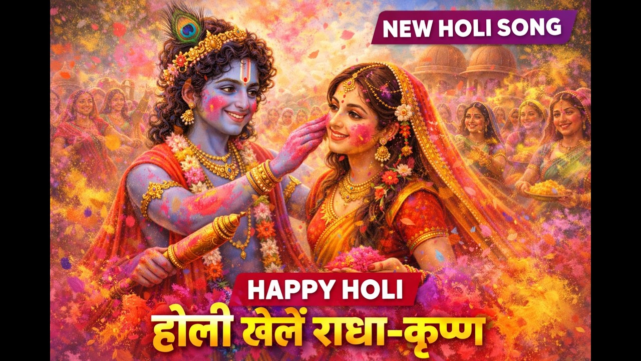 होली खेले राधा-कृष्ण | Happy Holi 2026 Special | ब्रज की रंग बरसे लीला