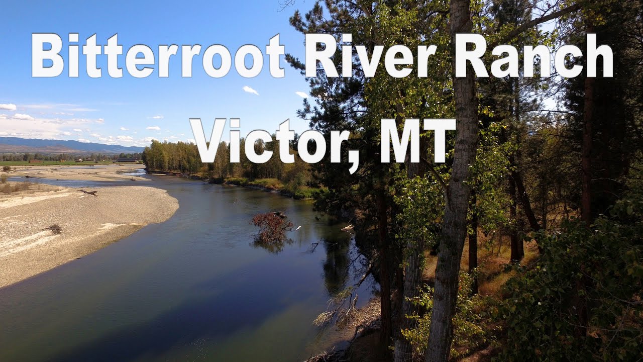 Bitterroot River Montana Estate For Sale With Spring Creek