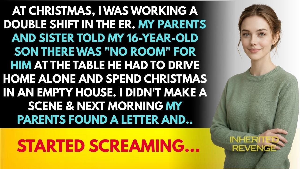 At Christmas My Parents And Sister Told My 16-year-Old Son There Was “NO ROOM” For Him But...