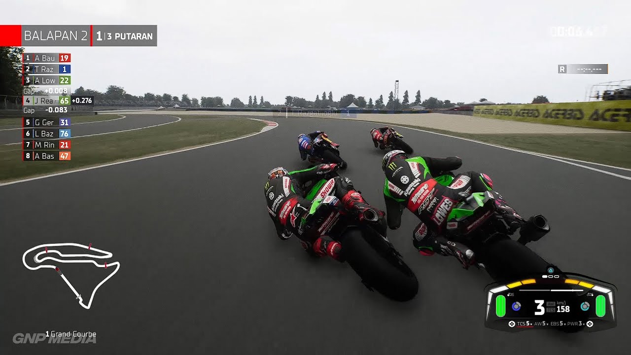 SBK 22 - Jonathan Rea - Circuit de Nevers Magny-Cours - Gameplay