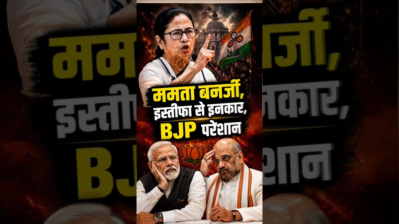 ममता बनर्जी ने इस्तीफा देना से किया इनकार: Mamata Banerjee | BJP Bangal election| TMC Leader -
