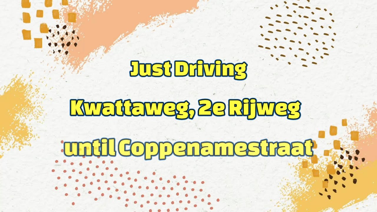 Just Driving Kwattaweg, 2e Rijweg until Coppenamestraat - SURINAME October 2022.