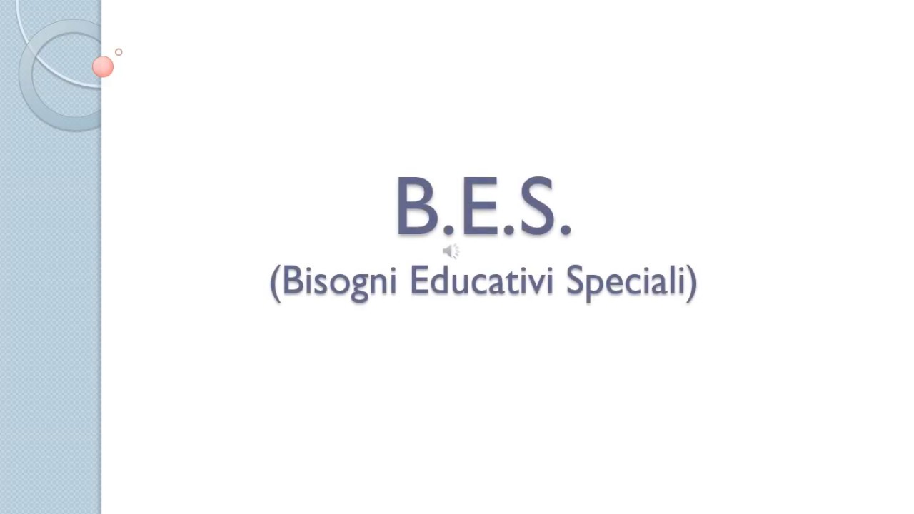 Concorso Infanzia Primaria e Sostegno Lezione 13 SPECIAL BES Bisogni Educativi Speciali