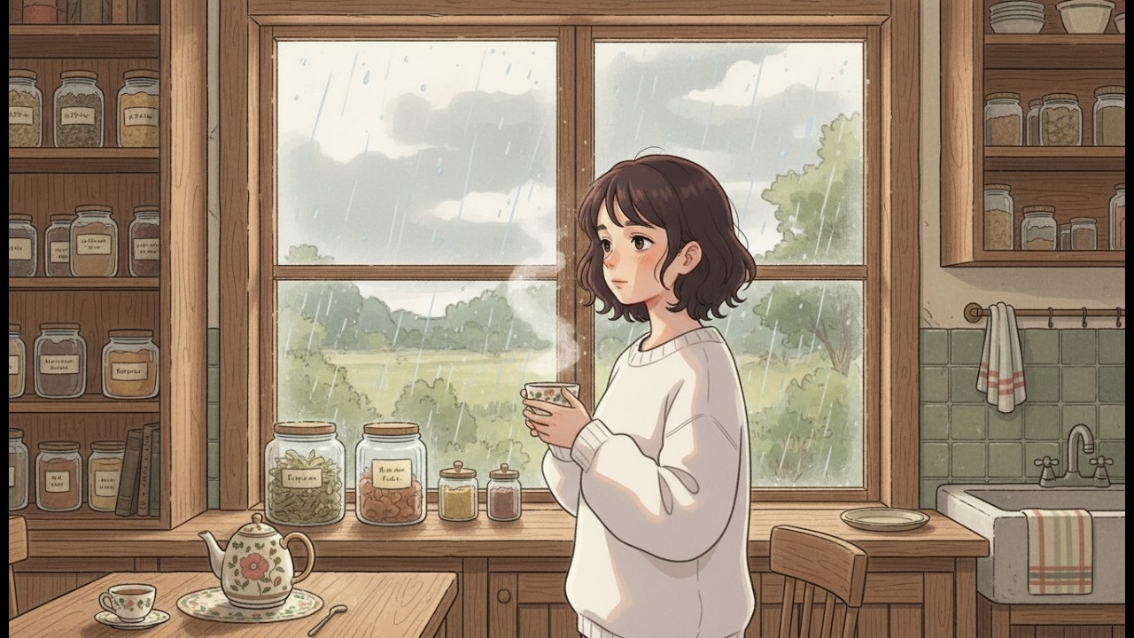 A Rainy Day of Folding Laundry and Brewing Tea | Cozy Slice of Life ASMR
