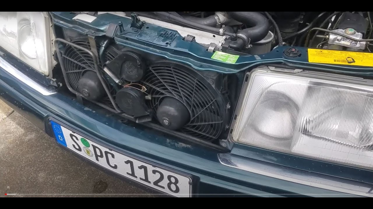 W124 - HOW-TO - Aux Fan Removal