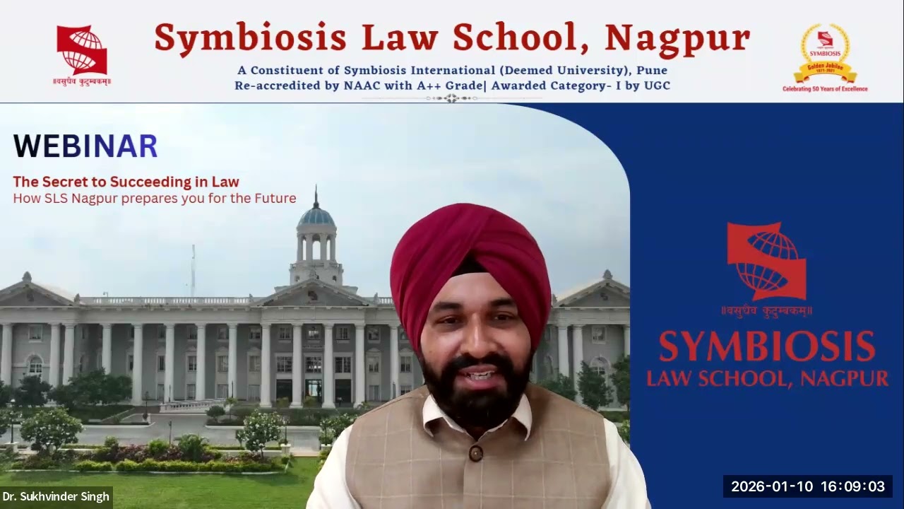 Webinar: The Secret to succeeding in law : How SLS Nagpur Prepares you for the future