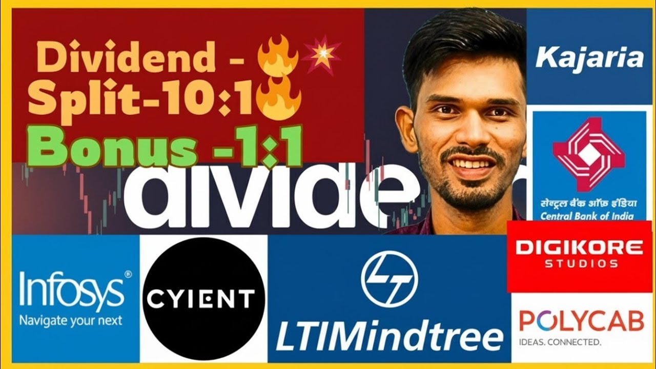 Infosys,LTIMindtree,Kajaria,Cyient Declaring BIG Dividends, Bonus & Split NOW!