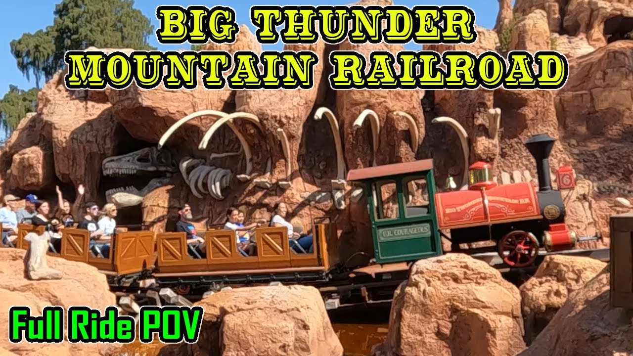 Big Thunder Mountain Railroad | Full Ride POV | Disneyland  | June 2022 | Back Row | 4K 60fps