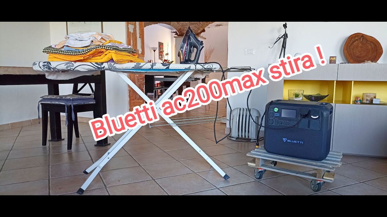 Bluetti ac 200max stira i vestiti
