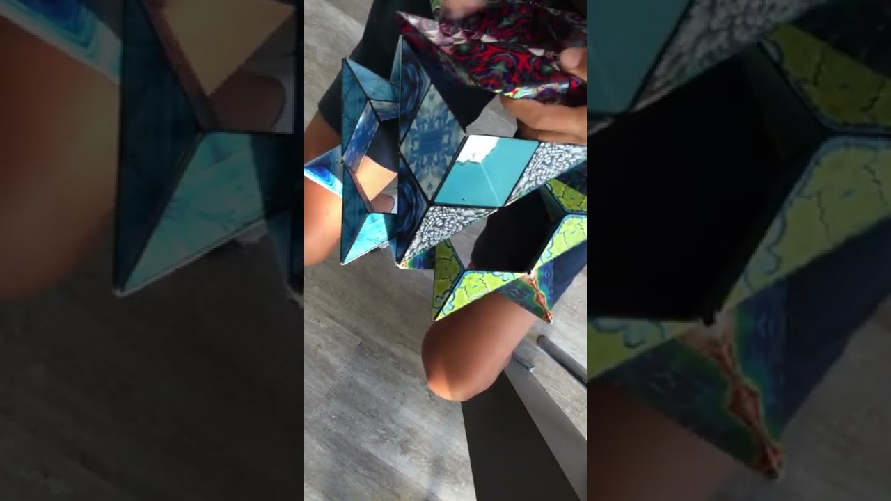 Making shapes with 3 shashibo’s