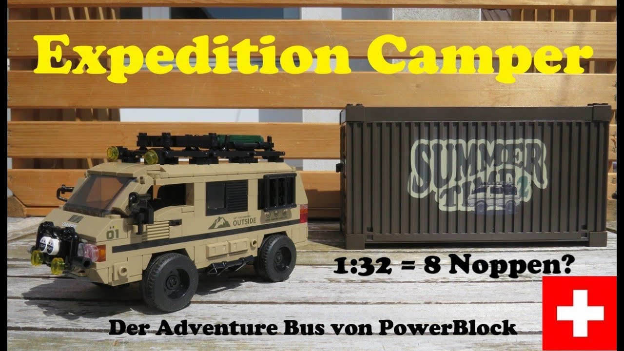 POWERBLOCK - PB8823 - Camper Van - Summer Time 2 - Container Car - Review