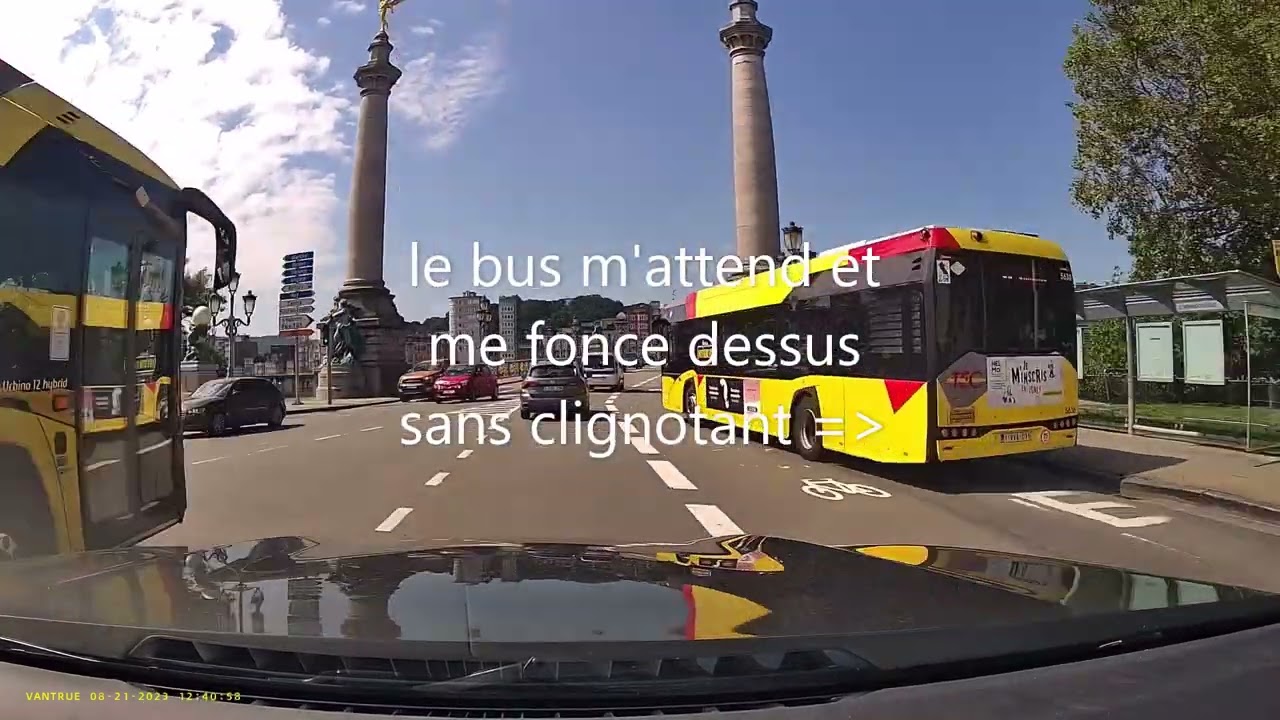 Chauffeur bus fou Liège