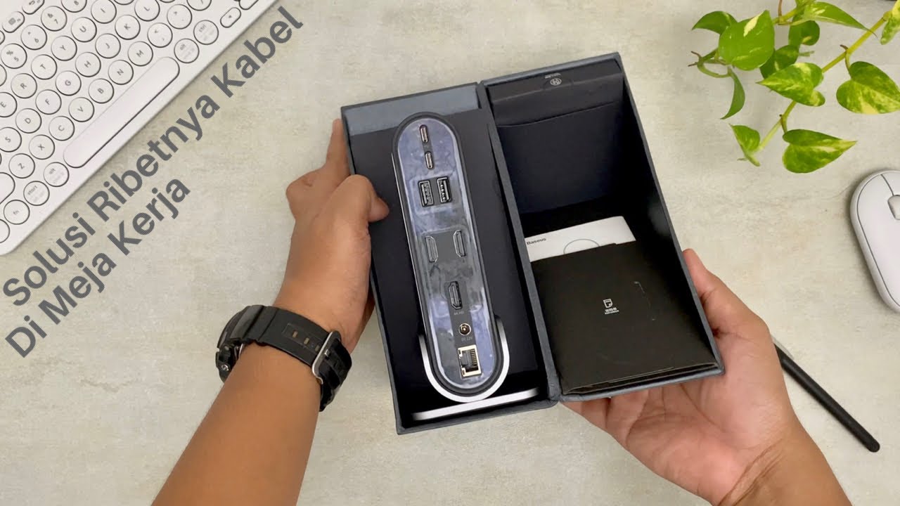 Gadget Wajib Setup Satu Kabel - Unboxing Baseus Docking 17 in 1