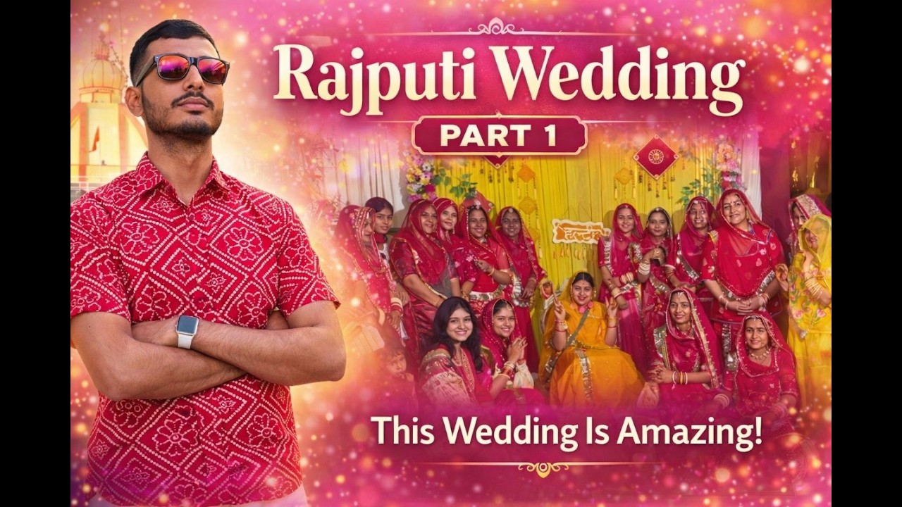 Rajputi Wedding Vlog Part 1 | Royal Traditions, Colours & Emotions | MUST WATCH!