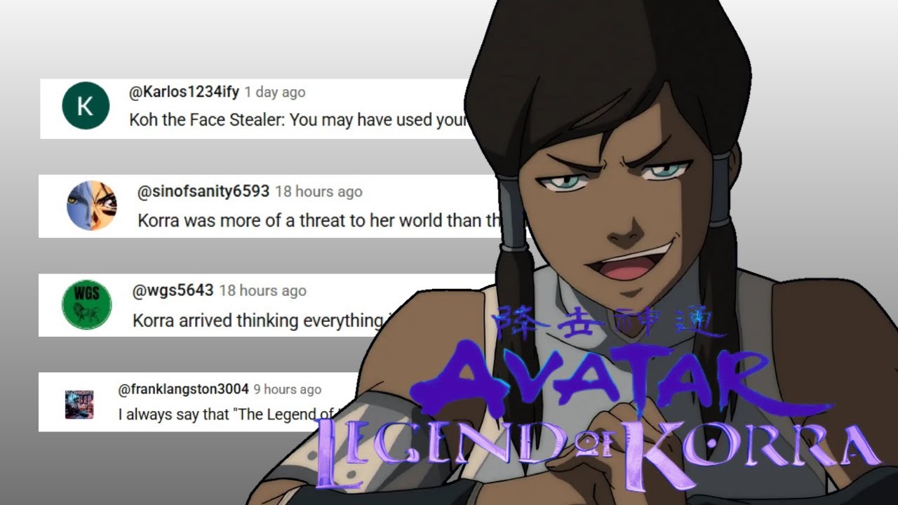 Nobody Likes Korra from Legend of Korra: Comments as song Part 2