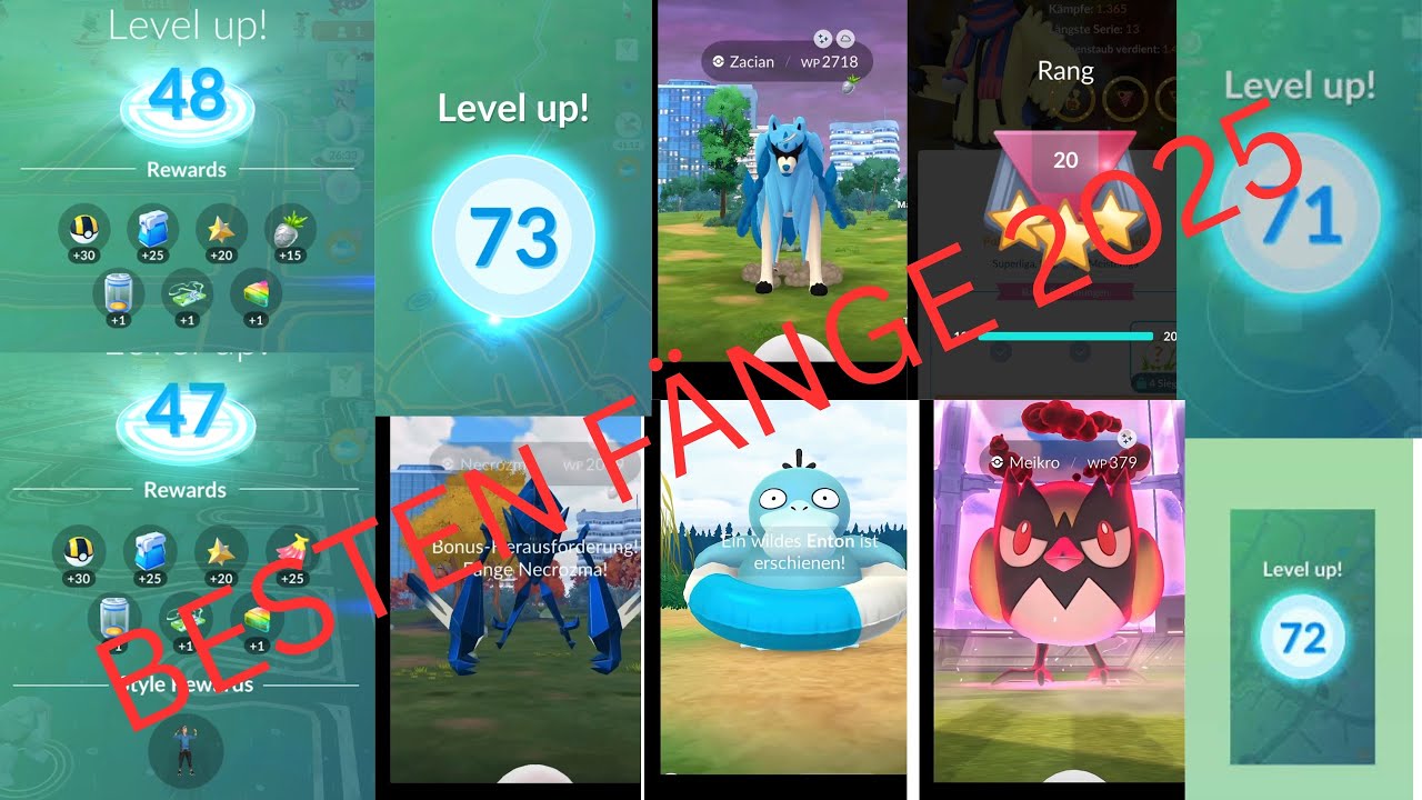 Mein Jahr 2025 in Pokémon GO 