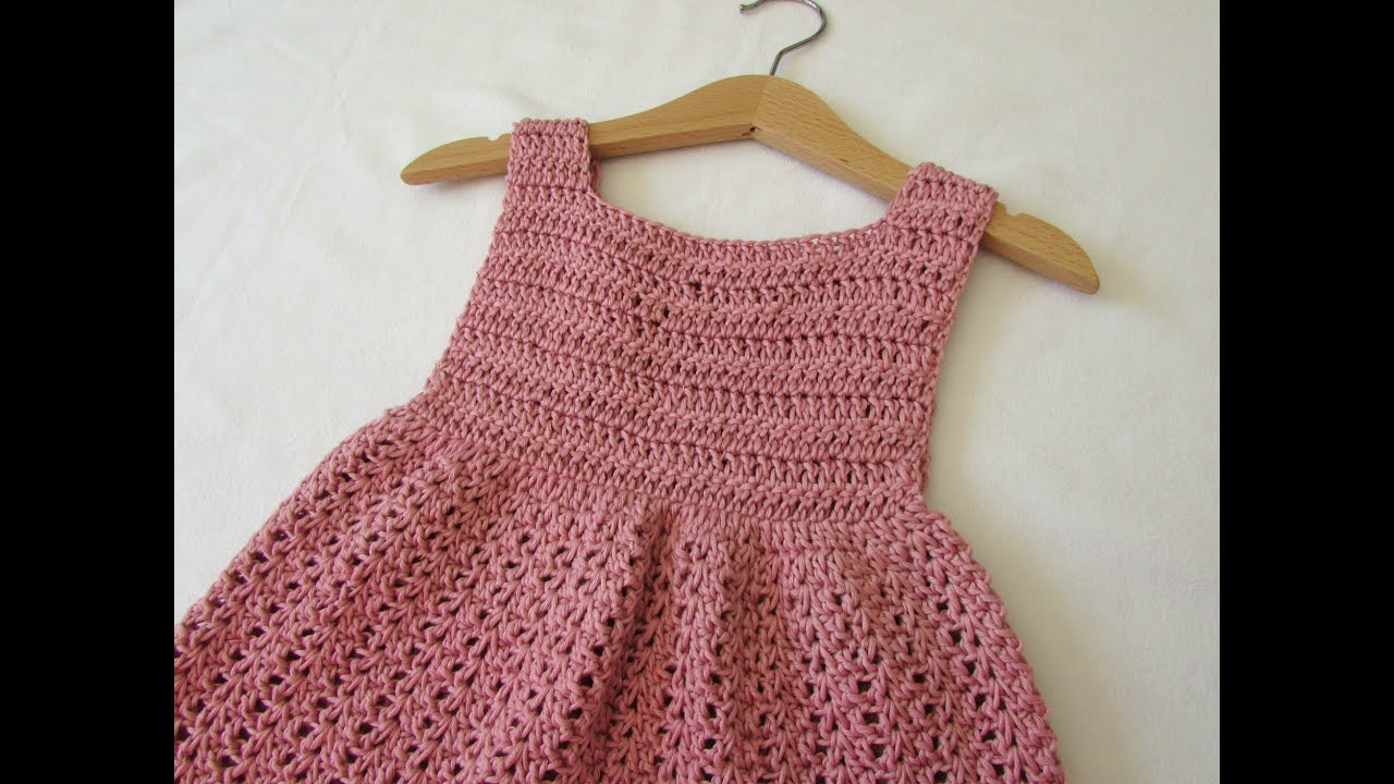 How to crochet an EASY party dress - any size