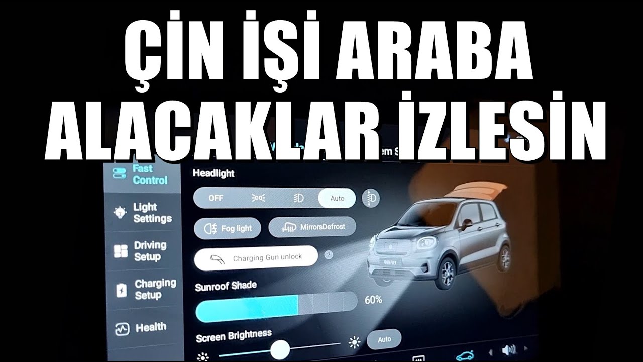 Çinli Arabaların Hepsinde Bu Sorun Var! Leapmotor T03 Detaylı Menü Kullanımı