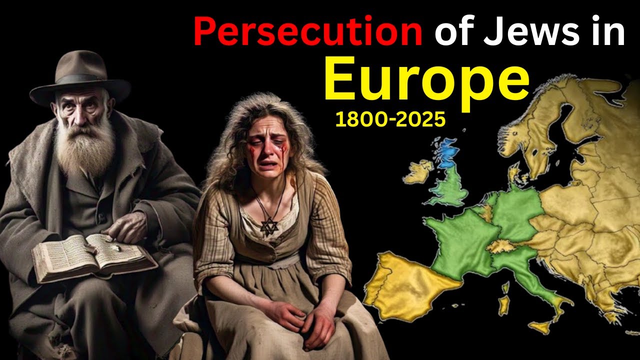 Jewish Genocide in Europe | Europe Jew Population from 1800-2025