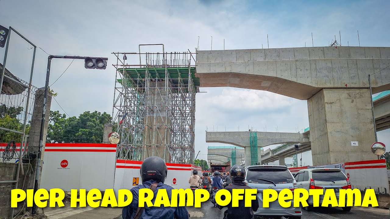 Pier Head Ramp Off Pertama Tol Jogja-Solo Ruas Kronggahan Masuk Tahap Pasang Rangka ‼️