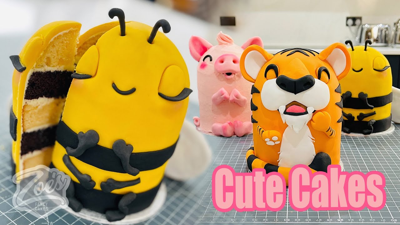Making super cute buttercream and fondant amazing animal cakes. Ideal for Birthdays.